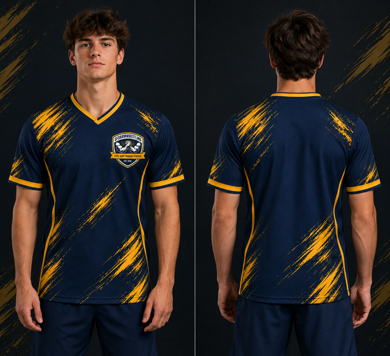 Photo d’os et face maillot